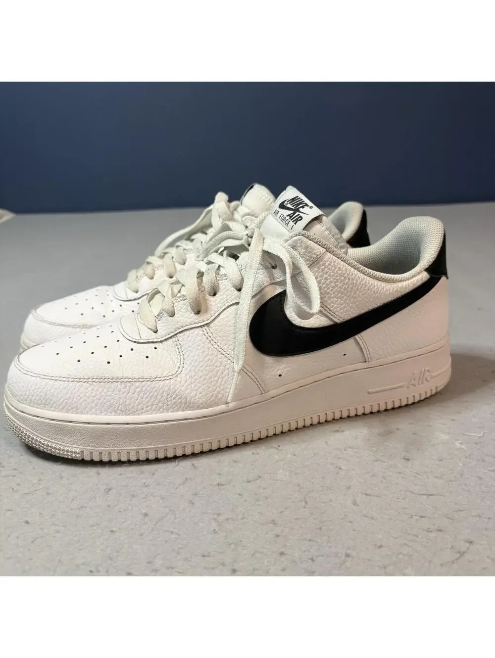 Nike Air Force 1 Low White Black CT2302-100 Men’s Size 14 Sneakers Shoes